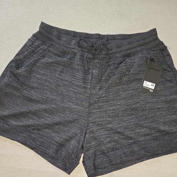 MUST HAVE! Super Comfy/Heather Navy/DRAWSTRING/POCKETS Cuffed/3X/90°byReflex/NWT - Picture 4 of 11